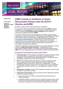ESMA Consults on Guidelines on Sound Directive and AIFMD