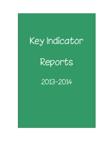 Key Indicator  Reports 2013-2014