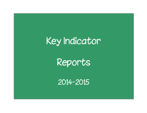 Key Indicator  Reports 2014-2015