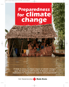 climate change Preparedness for