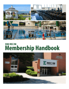 Membership Handbook EMU REC/IM