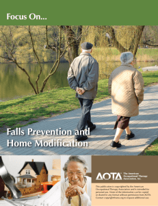 Falls Prevention and Home Modification Focus On...