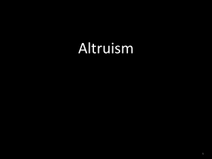 Altruism 1