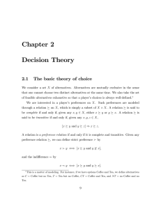 Chapter  2 Decision  Theory