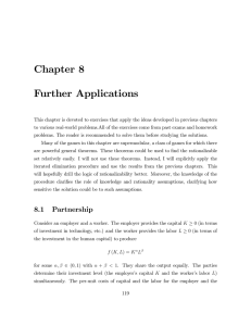 Chapter  8 Further  Applications