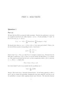 PSET 3 - SOLUTIONS Question 1 Part (a)