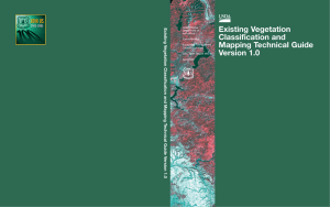 Existing Vegetation Classification and Mapping Technical Guide Version 1.0