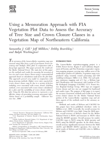 Using a Mensuration Approach with FIA