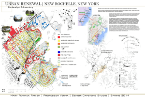 URBAN RENEWAL| NEW ROCHELLE, NEW YORK Site Analysis &amp; Inventory