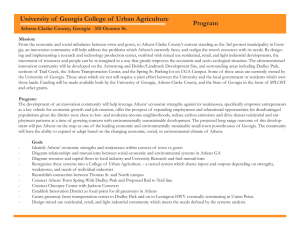 University of  Georgia College of  Urban Agriculture Program