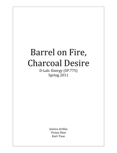 Barrel on Fire, Charcoal Desire  D-Lab: Energy (SP.775)