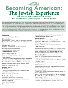 Becoming American:  The Jewish Experience