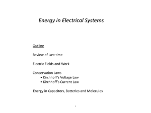 Energy in Electrical Systems