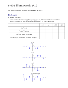 6.003 Problems Due 1.