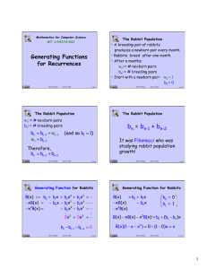 Generating Functions