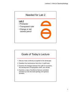 Needed for Lab 2 Goals of Today’s Lecture Lab 2 • Protractor