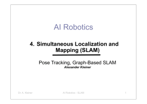 AI Robotics 4. Simultaneous Localization and Mapping (SLAM) Pose Tracking, Graph-Based SLAM