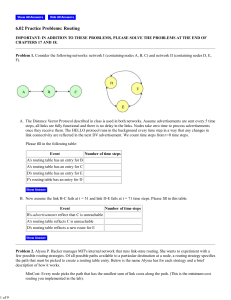 6.02 Practice Problems: Routing