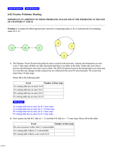 6.02 Practice Problems: Routing