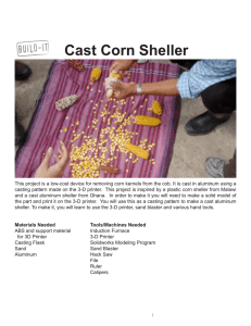 Cast Corn Sheller BUILD­IT BUILD-IT