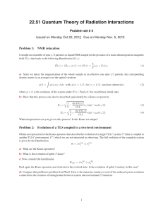 22.51 Problem Issued on Monday Oct 22, 201 .  Due on... 2