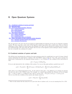 8.  Open  Quantum  Systems