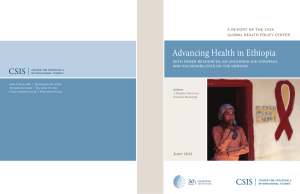 Advancing Health in Ethiopia a report of the csis