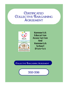 Certificated Collective Bargaining Agreement 2013-2016