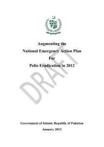 Augmenting the National Emergency Action Plan For