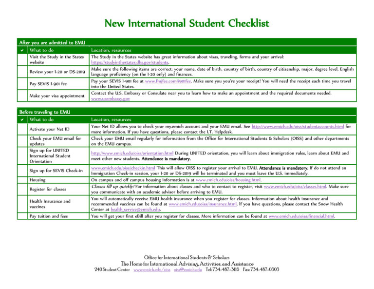 Emu Student Id Card