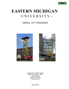 EASTERN MICHIGAN AERIAL LIFT PROGRAM ™