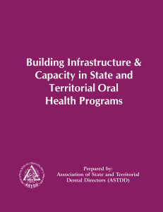 Building Infrastructure &amp; Capacity in State and Territorial Oral Health Programs