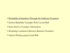 • Probability Estimation Through the Indicator Function