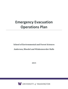   Emergency Evacuation  Operations Plan 