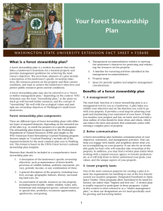 Your Forest Stewardship Plan