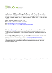 Implications of Climate Change for Turnover in Forest Composition