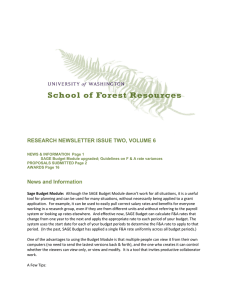 RESEARCH NEWSLETTER ISSUE TWO, VOLUME 6