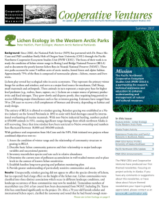 Lichen Ecology in the Western Arctic Parks