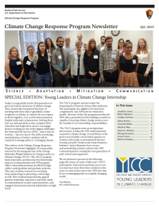 Climate Change Response Program Newsletter S