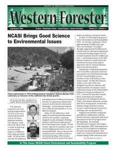 Western Forester NCASI Brings Good Science