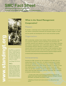 SMC Fact Sheet Mission: What is the Stand Management Cooperative?