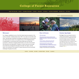 College of Forest Resources