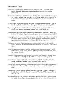 Refereed Journal Articles Journal of Information Systems Education