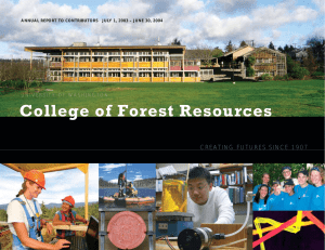 College of Forest Resources