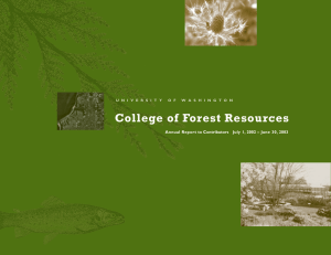 College of Forest Resources