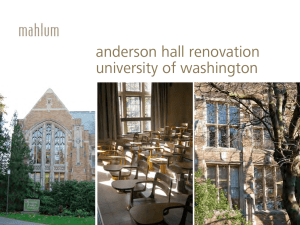 anderson hall renovation university of washington