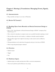 Chapter 4. Meeting 4, Foundations: Managing Events, Signals, and Data