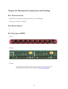 Chapter 10. Meeting 10, Compression and Limiting 10.1. Announcements