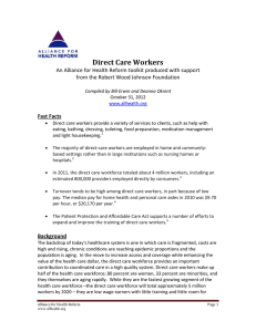 Direct	Care	Workers 