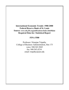 International Economic Trends: 1988-2000 Federal Reserve Bank of St. Louis Source: